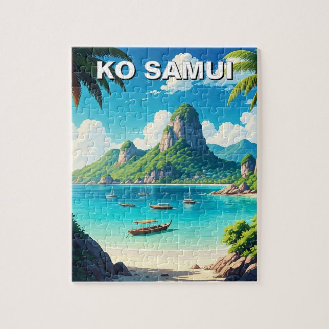 Ko Samui Thailand Jigsaw Puzzle (Vertical)