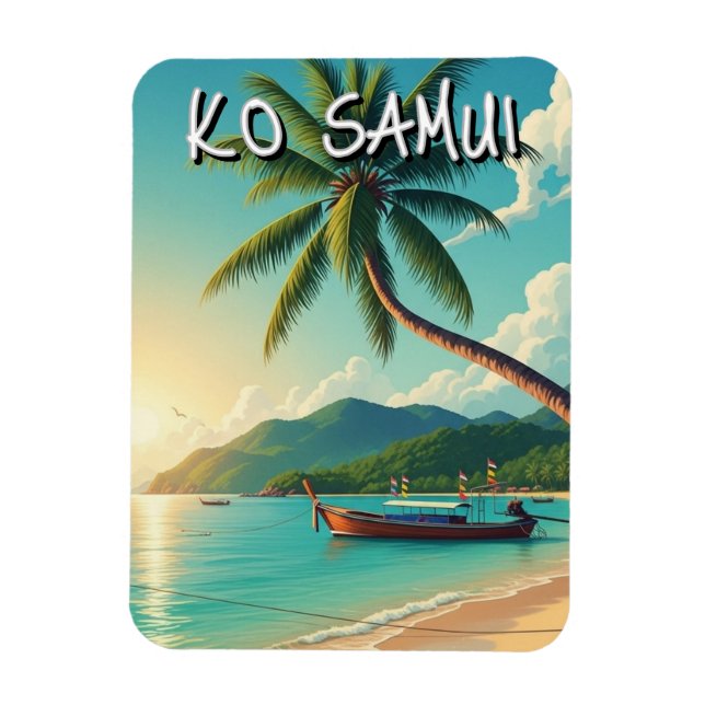 Ko Samui Thailand Magnet (Vertical)