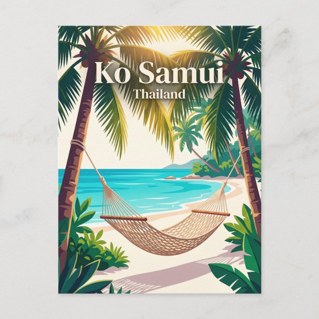 Ko Samui Thailand Postcard (Front)