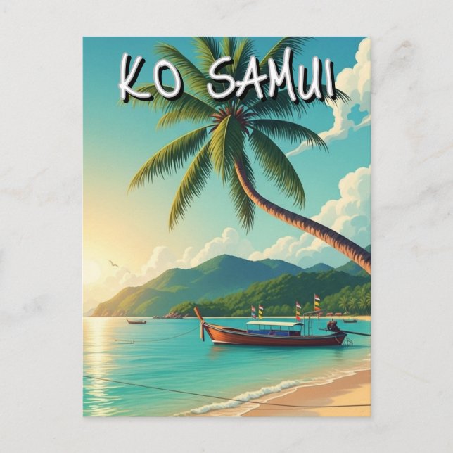 Ko Samui Thailand Postcard (Front)