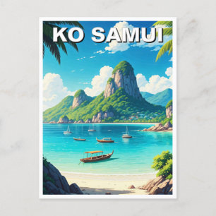 Ko Samui Thailand Postcard