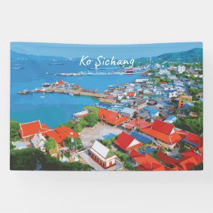 Ko Sichang, Thailand - Vibrant Harbor View Banner