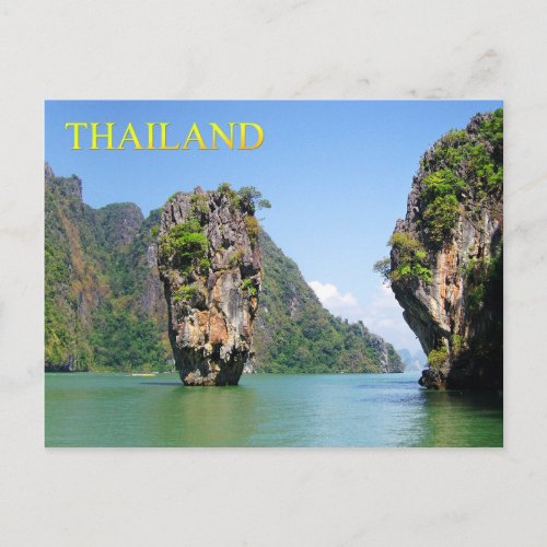 Ko Tapu Khao Phing Kan Thailand Postcard