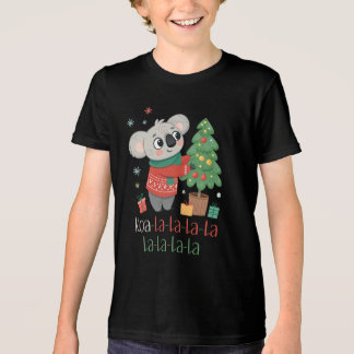 Koa La La La La Christmas Kids Tri-Blend Shirt