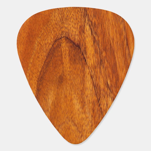 Koa wood guitar pick (Back)