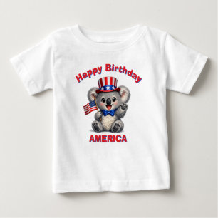 Koala (5af) Patriotic Kid T-Shirt