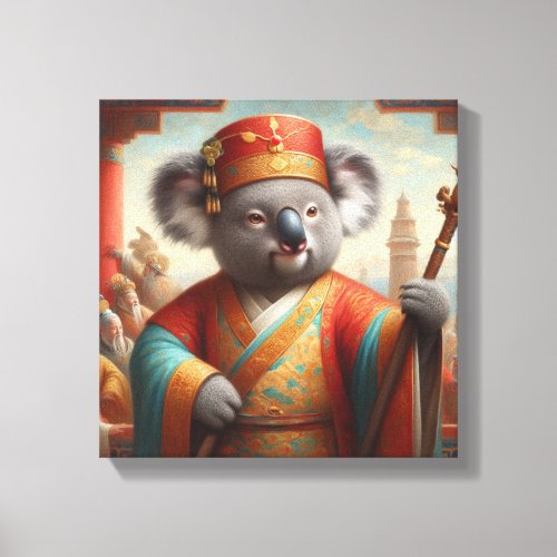 Koala Ancient China Canvas Print