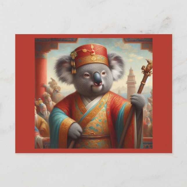 Koala Ancient China Postcard (Front)