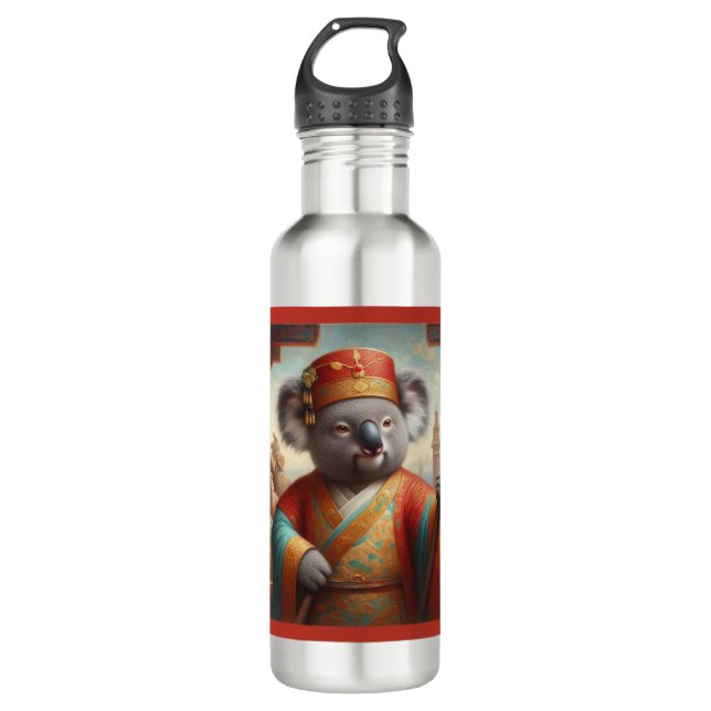 Koala Ancient China Stainless Steel Water Bottle (Front)