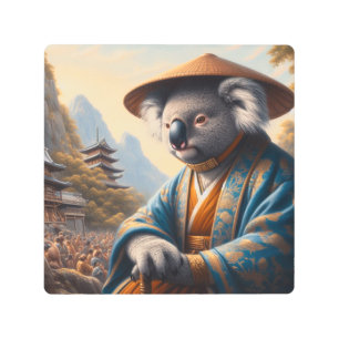 Koala Ancient Japan Metal Print