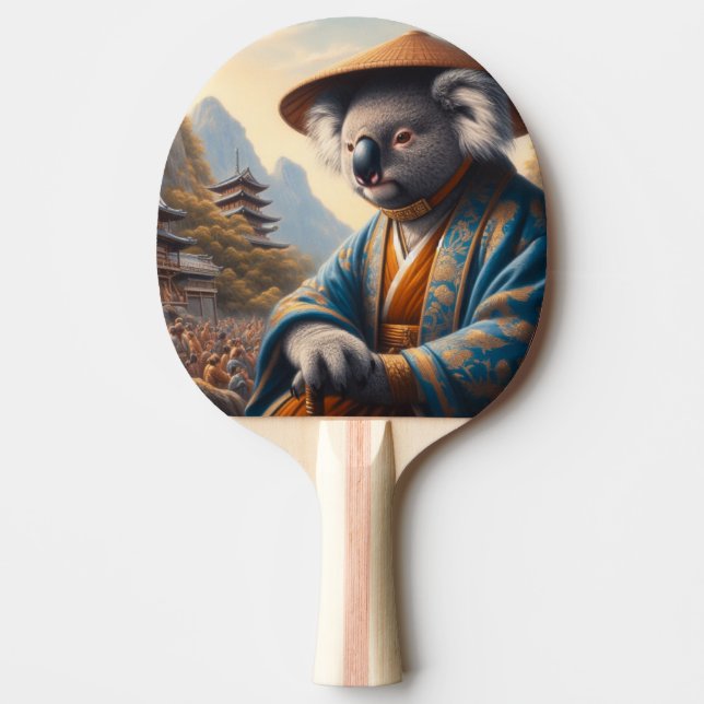 Koala Ancient Japan Ping Pong Paddle (Front)