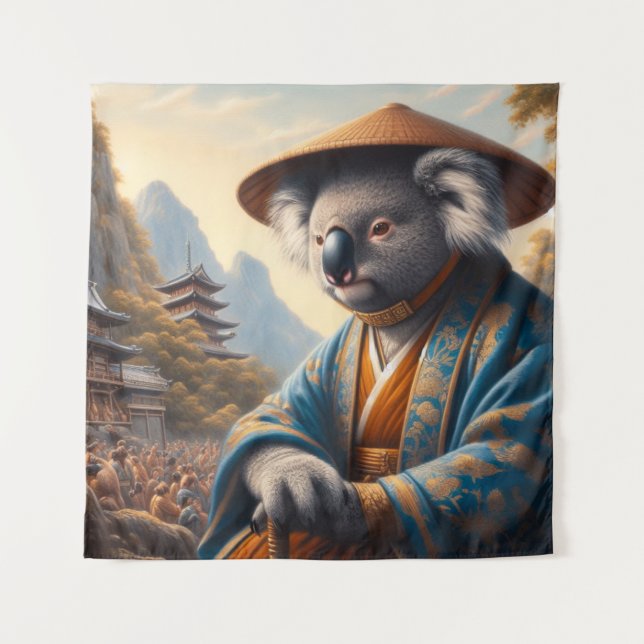 Koala Ancient Japan Tapestry (Front)