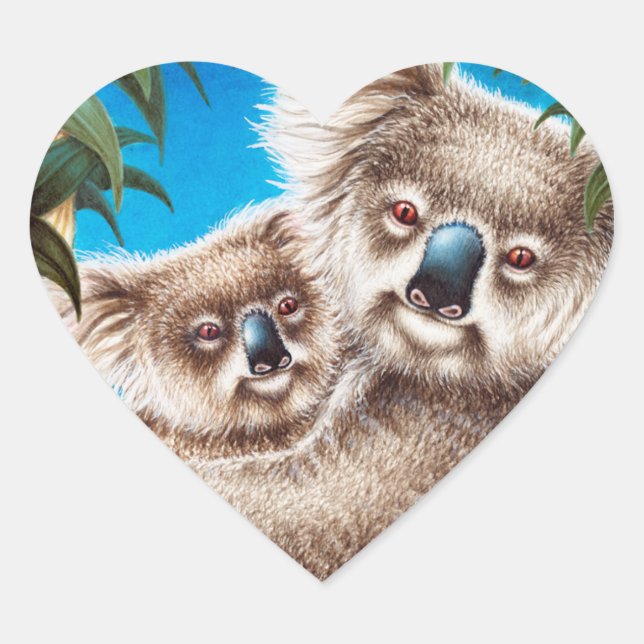 Koala and Baby Sticker (Front)