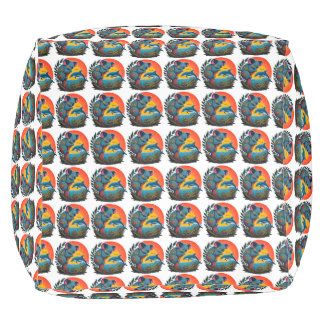 Koala and Dolphin Pouf