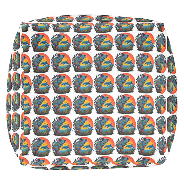 Koala and Dolphin  Pouf (Bottom)