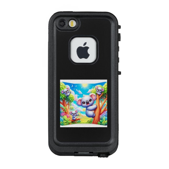 Koala and its cubs LifeProof iPhone case (Back)