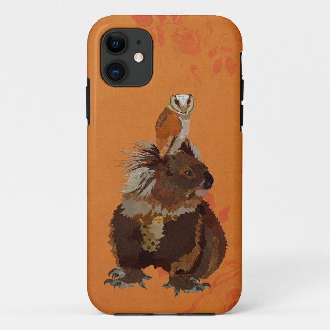 KOALA AND OWL Case-Mate iPhone CASE (Back)