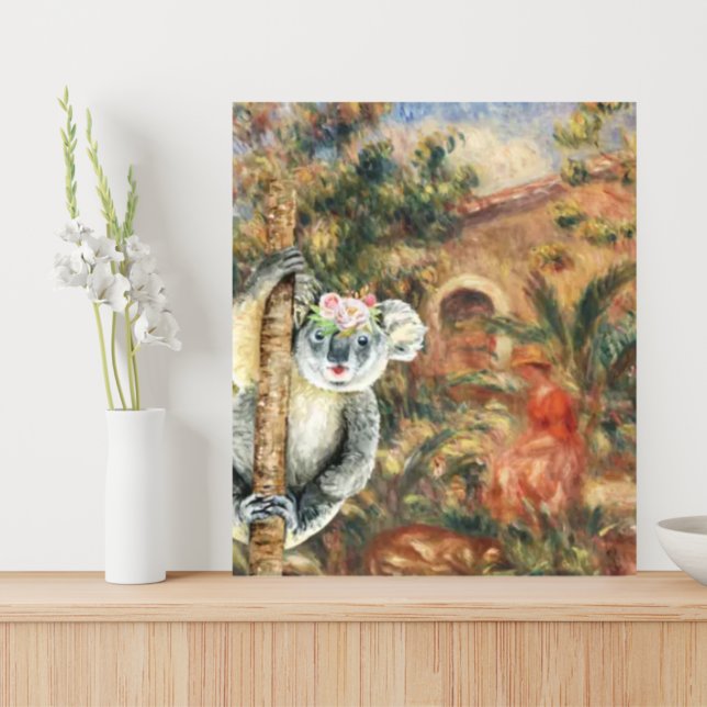 Koala and Renoir's Farmhouse Canvas Print (Creator Uploaded)