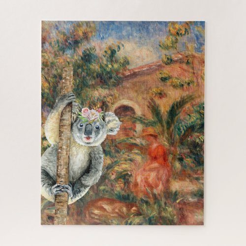 Koala and Renoirs Farmhouse  Jigsaw Puzzle