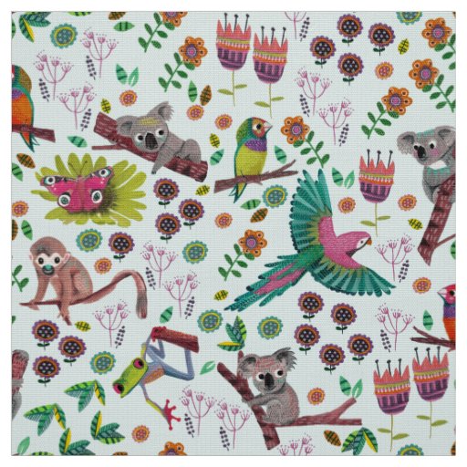 Koala Animal Kids Nursery Girls | Fabric Curtain