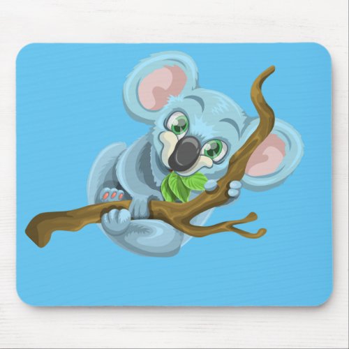 koala animal wood australia mouse pad