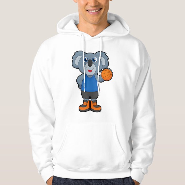 Koala as Basketball player with Basketball Hoodie (Front)