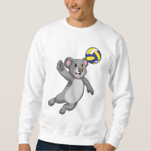 Koala as Volleyball player with Volleyball Sweatshirt