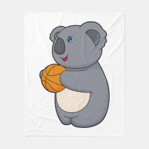 Koala Basketball player Basketball Fleece Blanket