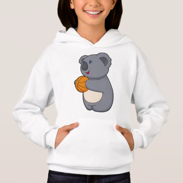 Koala Basketball player Basketball Hoodie (Front)