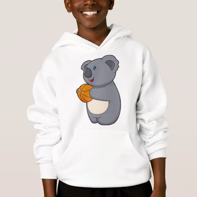 Koala Basketball player Basketball Hoodie (Front)