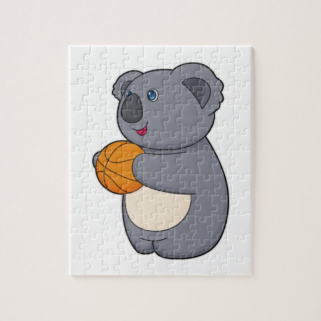 Koala Basketball player Basketball Jigsaw Puzzle (Vertical)