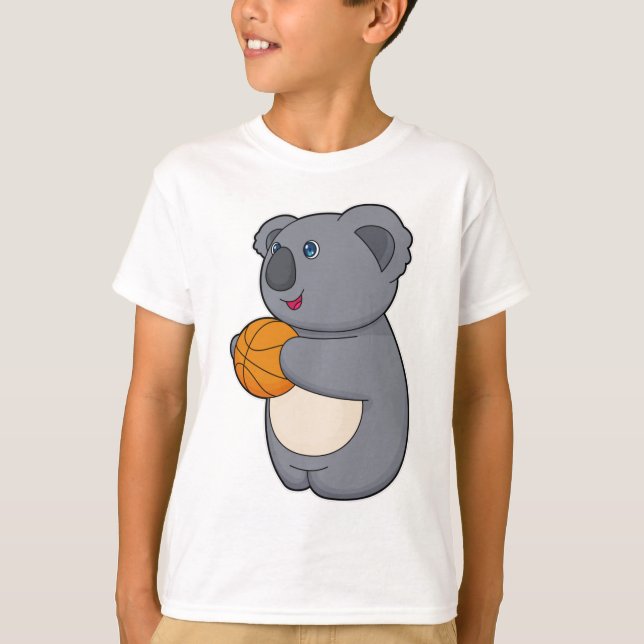 Koala Basketball player Basketball T-Shirt (Front)