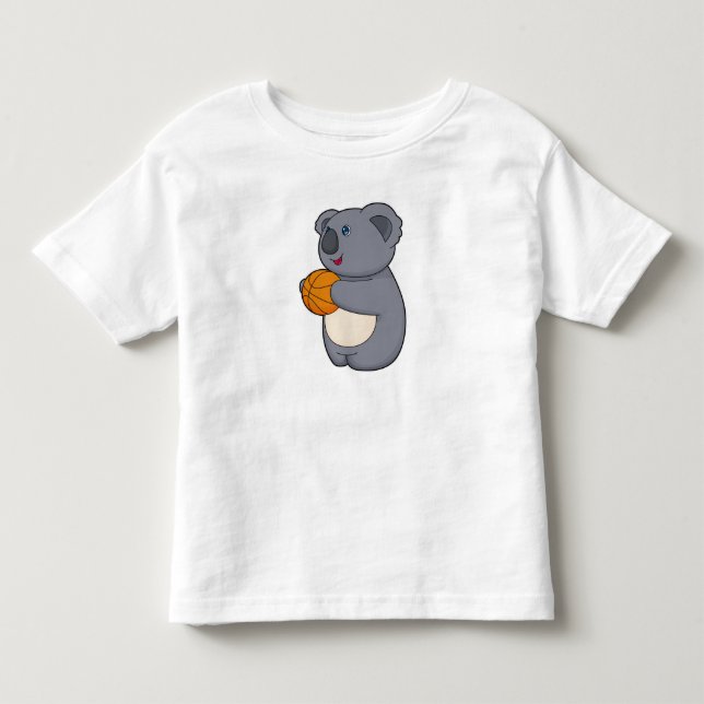 Koala Basketball player Basketball Toddler T-shirt (Front)