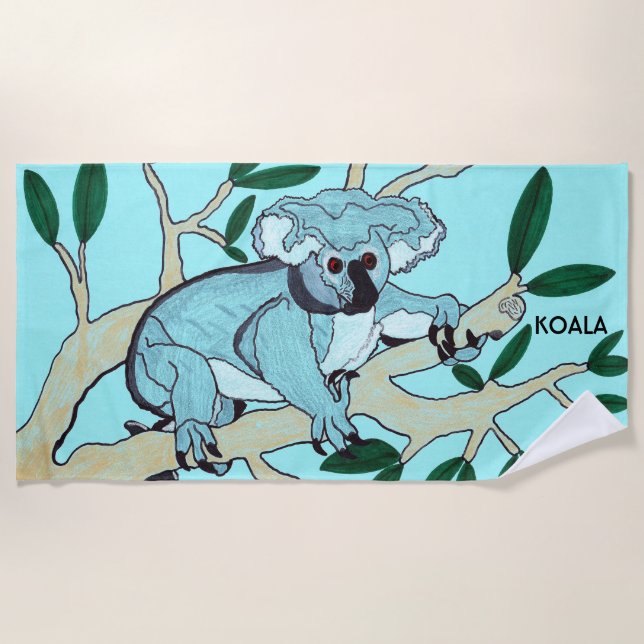 Koala Beach Blanket (Front)