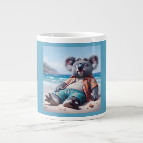 Koala Beach Giant Coffee Mug