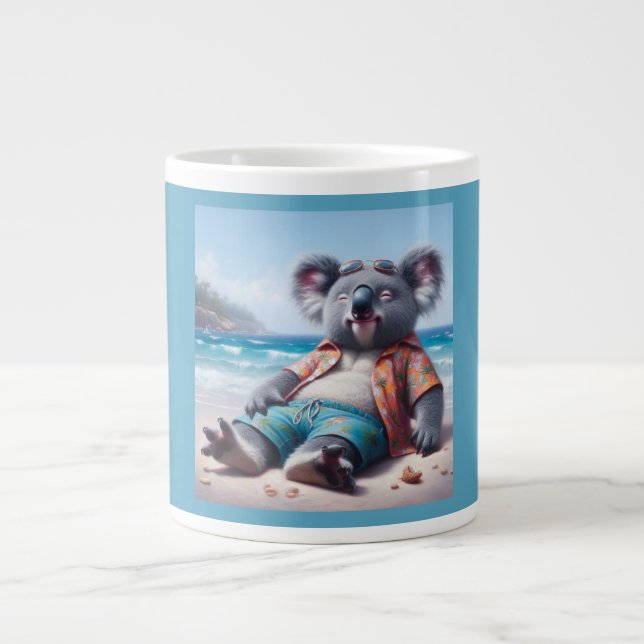 Koala Beach Giant Coffee Mug (Front)