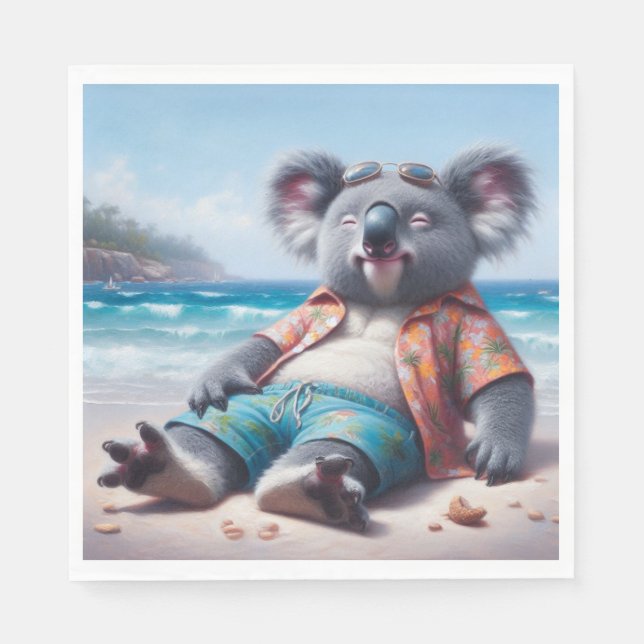 Koala Beach Napkins (Front)