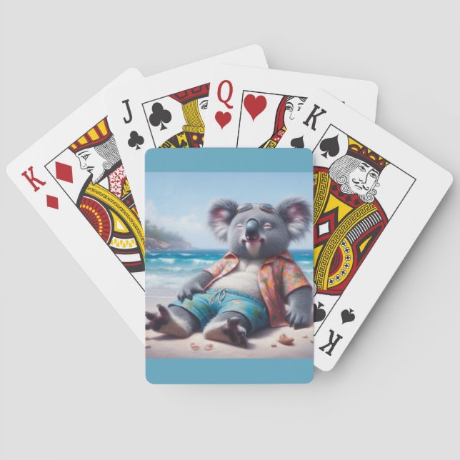 Koala Beach Poker Cards (Back)