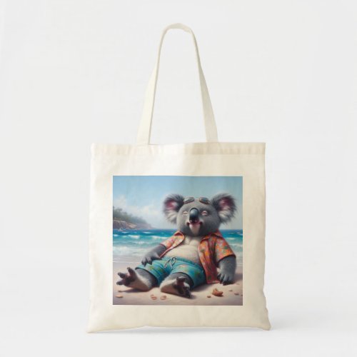 Koala Beach Tote Bag