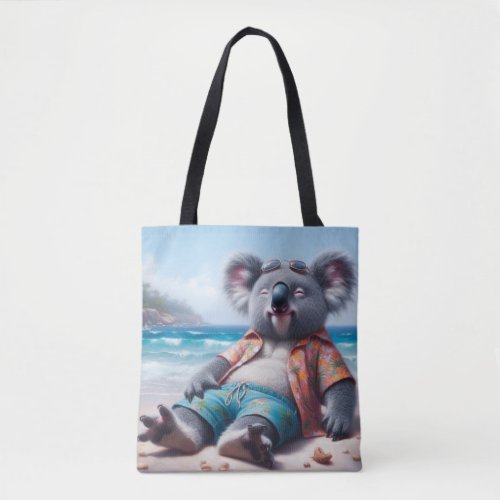 Koala Beach Tote Bag