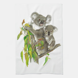 Koala Bear and Joey Kitchen Towel