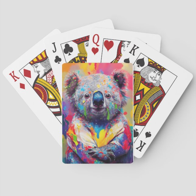 Koala Bear Animal Discovery Adventure Nature  Poker Cards (Back)