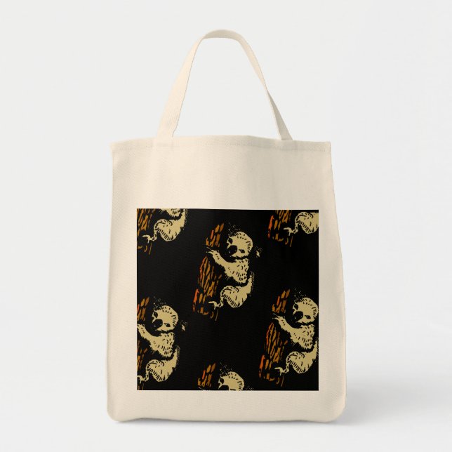 Koala Bear Art Design Grocery Bag (Front)