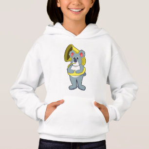 Koala bear at Music with Saxophone.PNG Hoodie