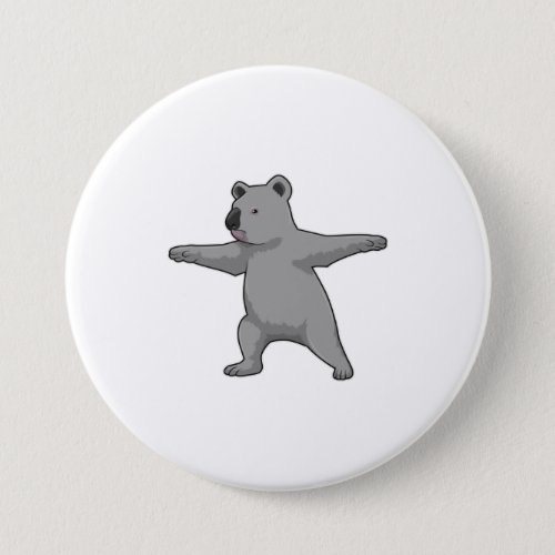 Koala bear at Yoga Fitness Button