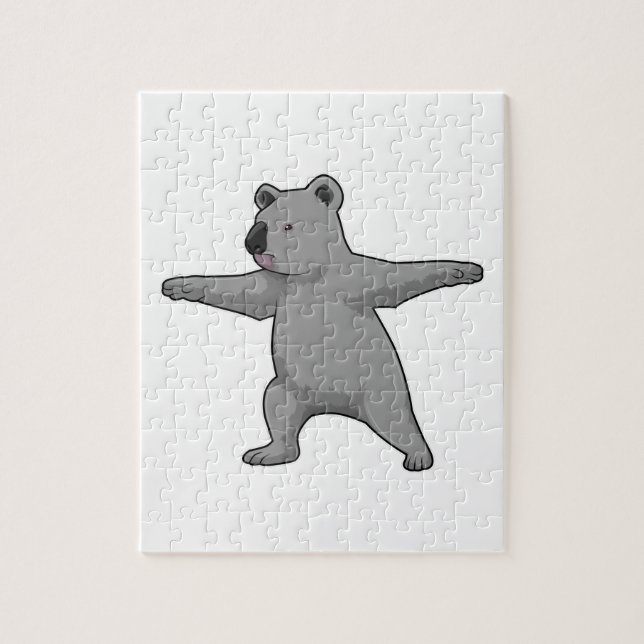 Koala bear at Yoga Fitness Jigsaw Puzzle (Vertical)