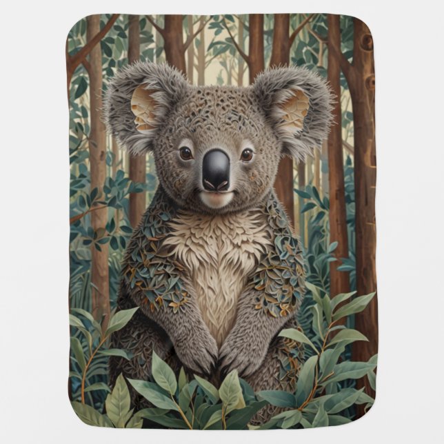 Koala Bear Baby Blanket (Front)