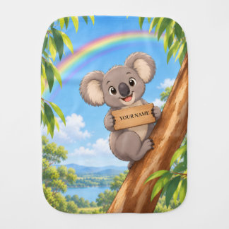 Koala Bear Baby Cloth with name