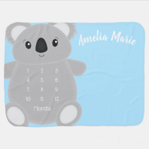 Koala Bear Baby Shower Blanket