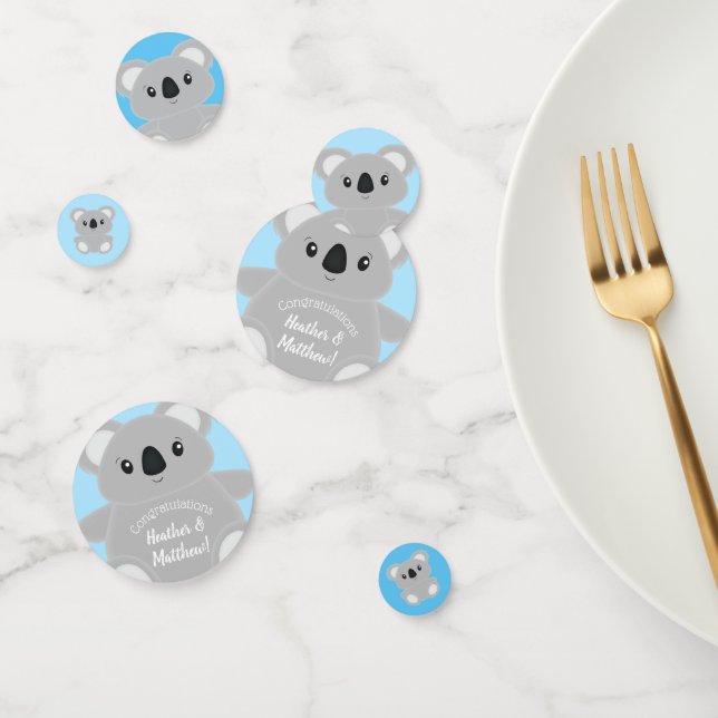 Koala Bear Baby Shower Confetti (Group)